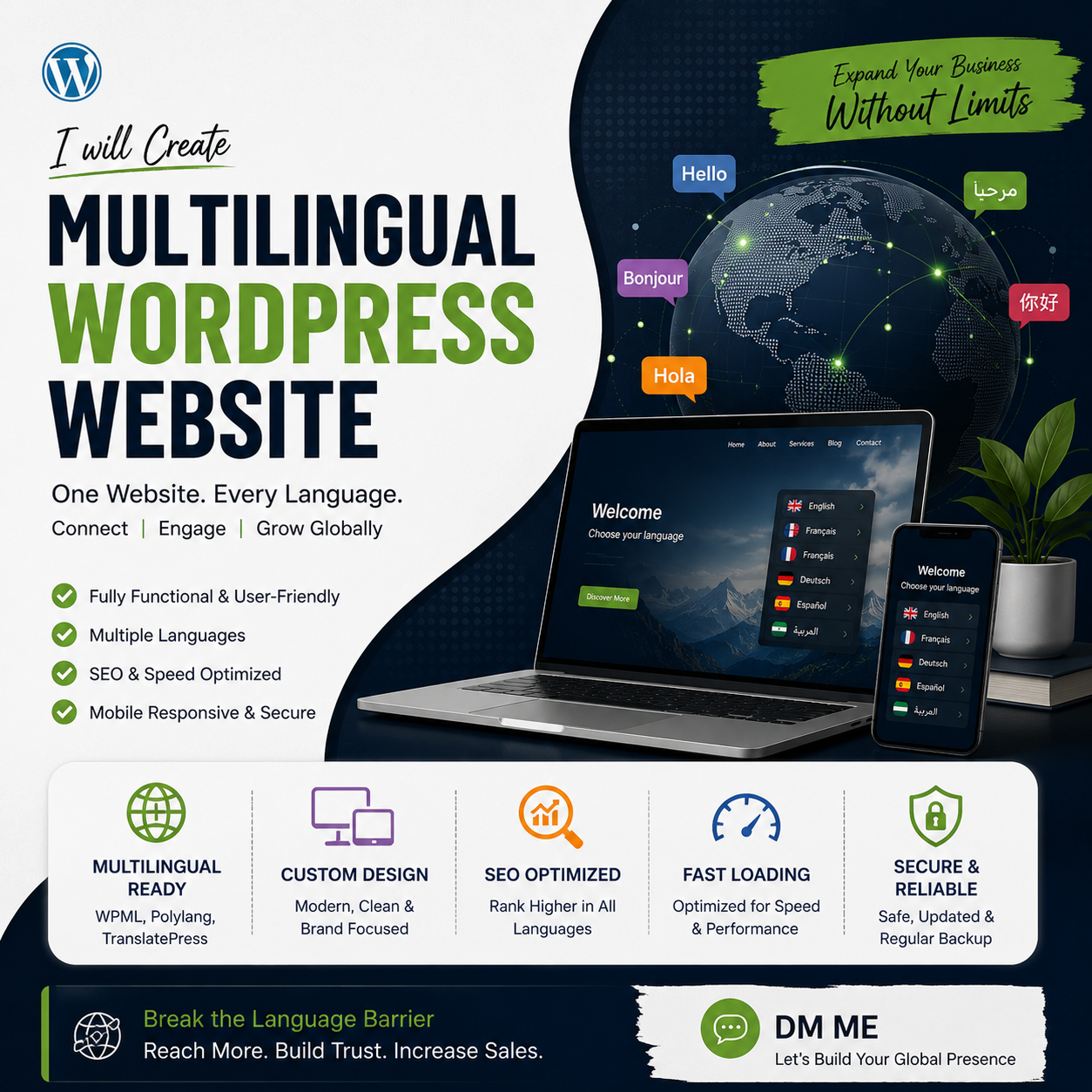 multilingual website Gig